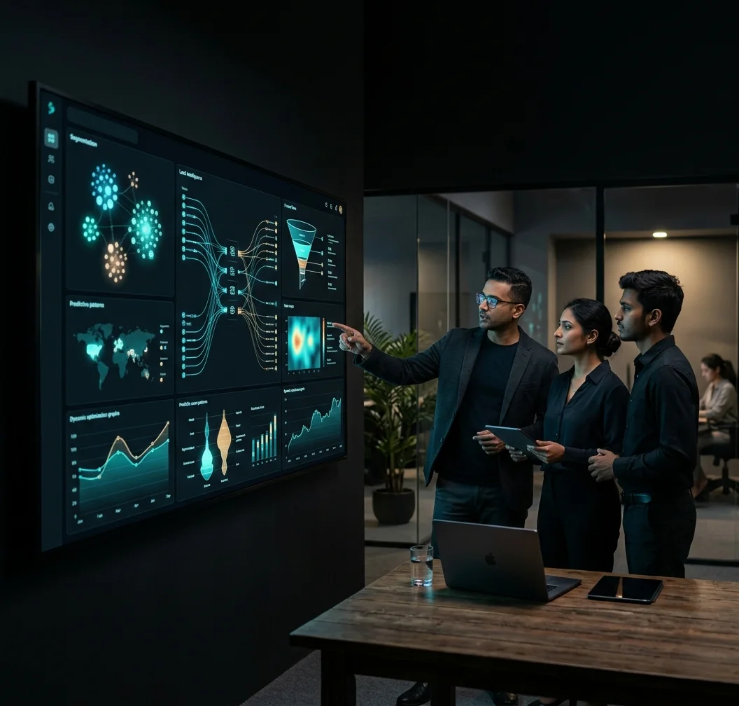 AI-powered lead targeting interface